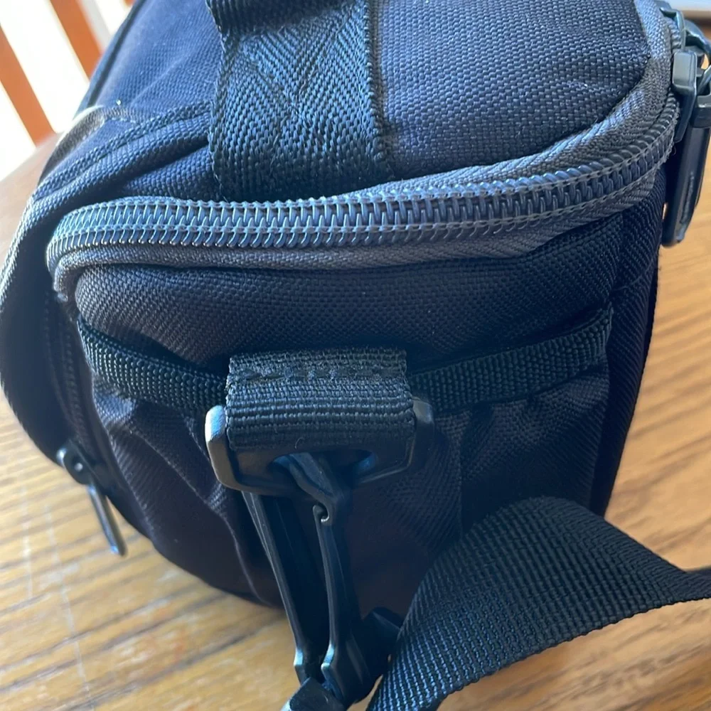 Lowepro Camera Bag New without Tags 8” x 4 1/2” x 4 1/2” with Shoulder Strap